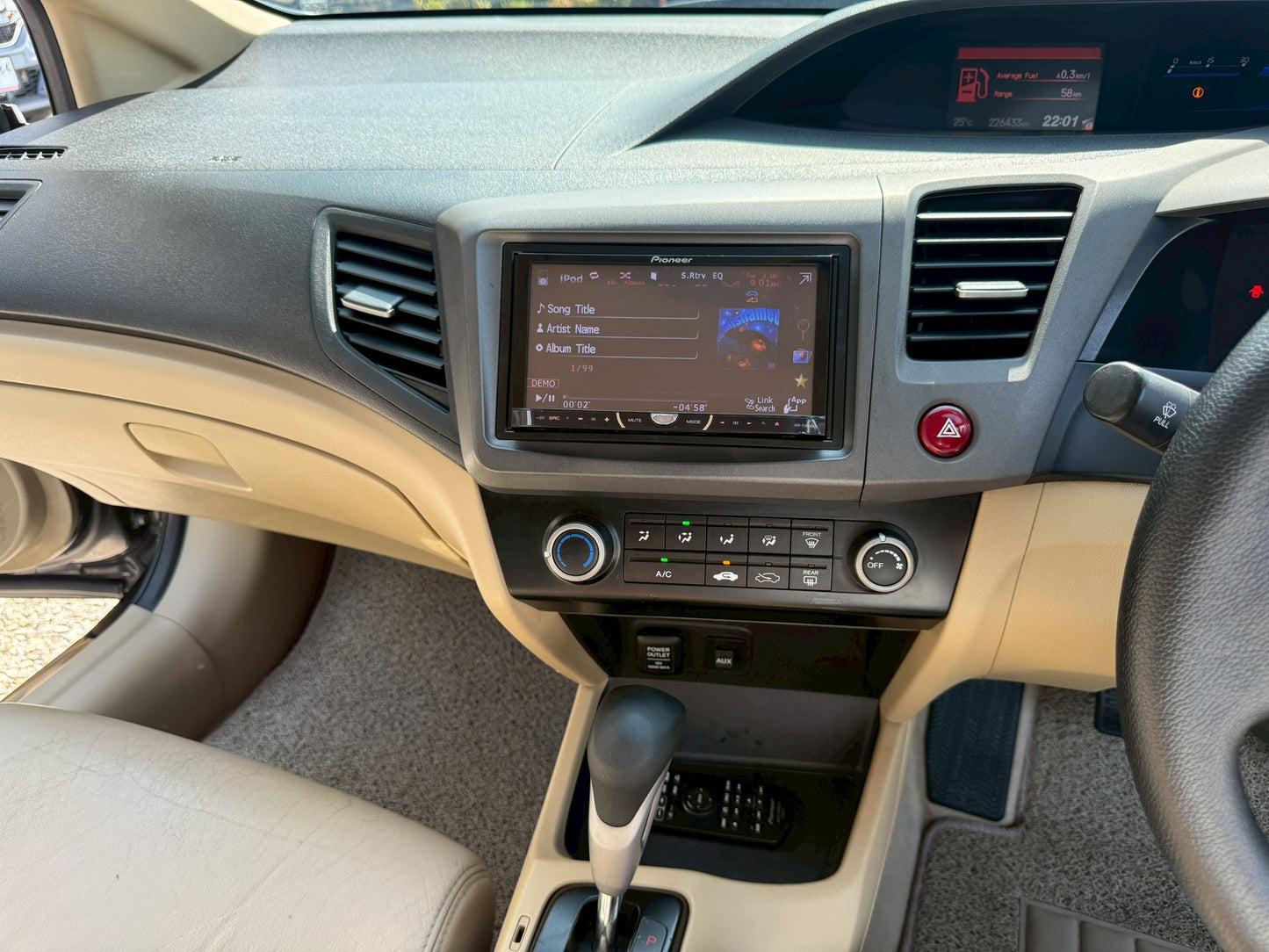 Honda Civic FB 1.8 S เกียร์ออโต้ ปี 2012