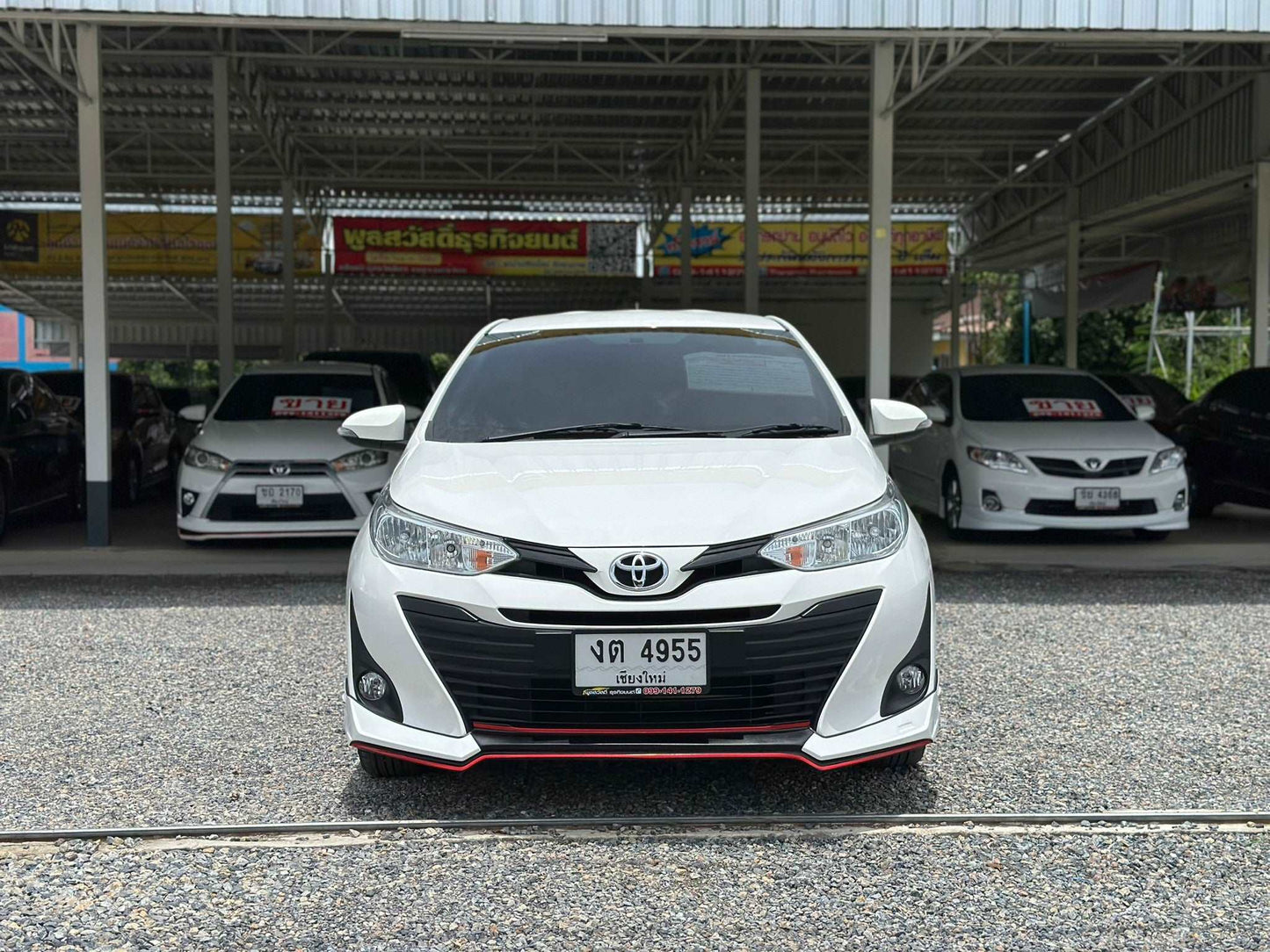 Toyota Yaris Ativ 1.2 E ออโต้ ปี 2017 จด 2018